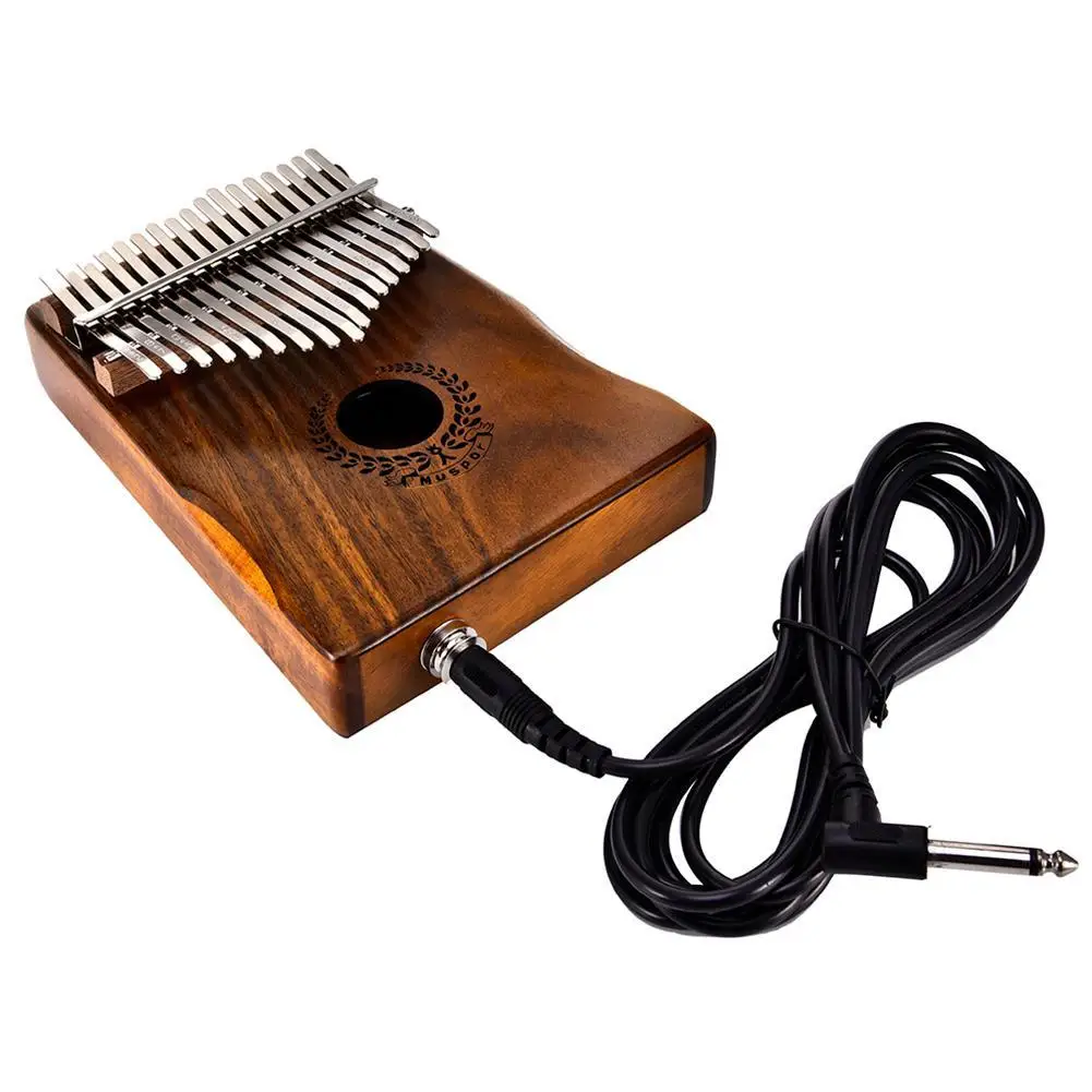17 клавиш EQ калимба Акация игрушечное пианино Mbira музыкальный инструмент Африка