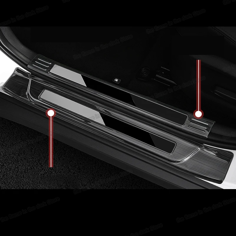 Lsrtw2017 для Trumpchi Gs4 2020 накладки на порог автомобильной двери аксессуары интерьера