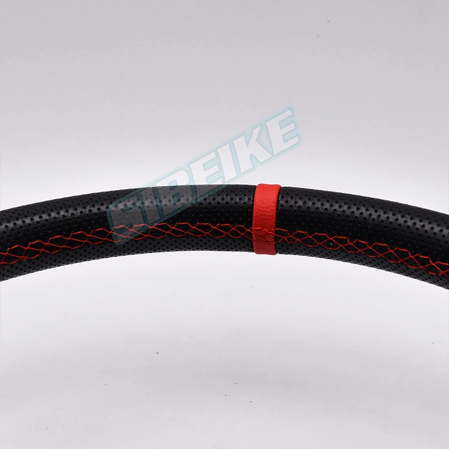 Универсальный гоночный руль глубокая тарелка из ПВХ кожи 6-болтовое дрифтерное