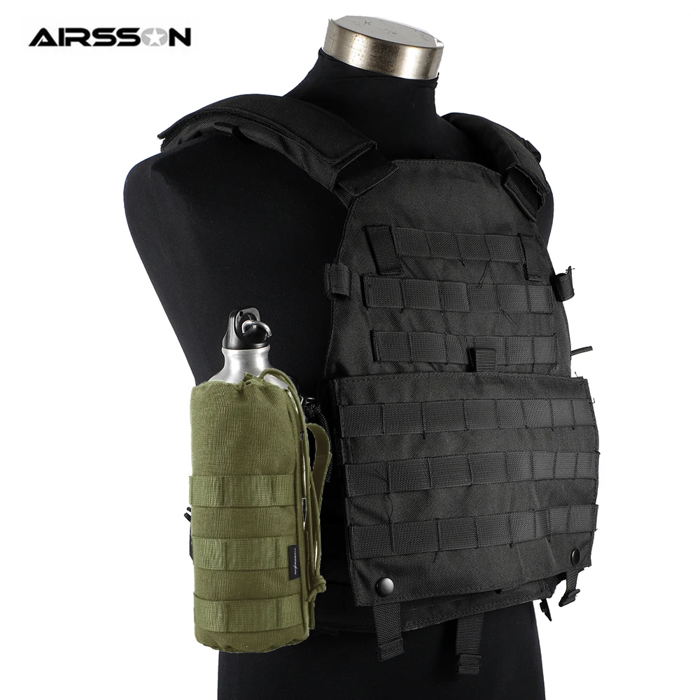 1.5L тактический Molle бутылка для воды Чехол кобура 1000D портативный военный чайник сумка Открытый гидратации Перевозчик для кемпинга Пешие прогулки