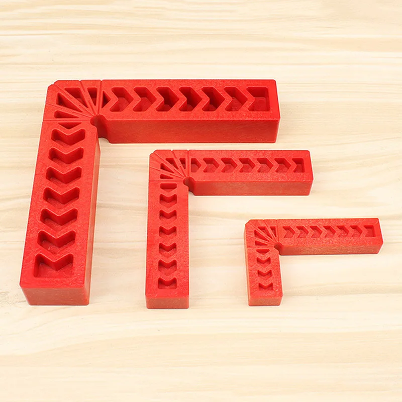 90 градусов позиционирования квадратов пластиковый зажим квадратный правый угол