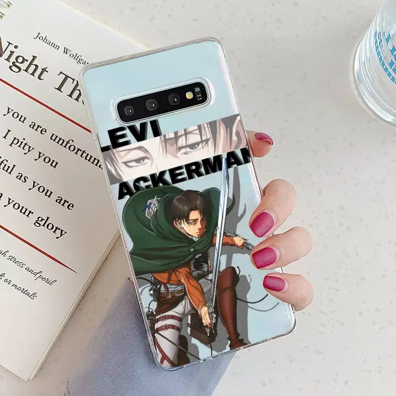 

Japanese attack on Titan Phone Case Transparent for Samsung A71 S9 10 20 HUAWEI p30 40 honor 10i 8x xiaomi note 8 Pro 10t 11