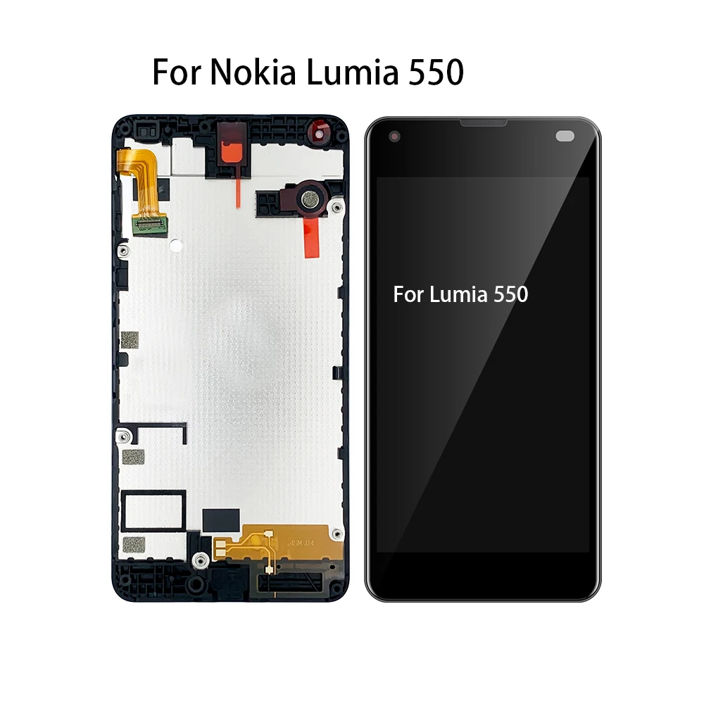 Дисплей 4 7 дюйма для Nokia Lumia 550 N550 ЖК-дисплей с сенсорным экраном дигитайзер в сборе