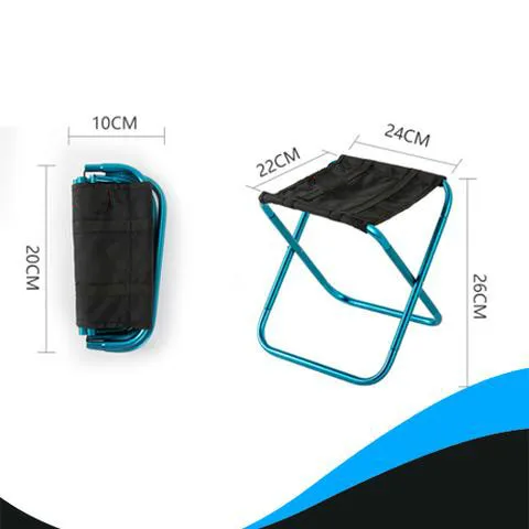 Ультра легкий портативный складной стул на открытом воздухе для рыбалки Кемпинг