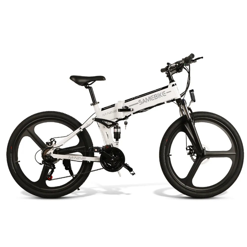 Электрический велосипед LO26 ebike 10.4Ah 48 В 350 Вт мопед 26 дюймов Умный складной электрический велосипед мотоцикл 35 км/ч 80 км Расстояние США/ЕС прямой
