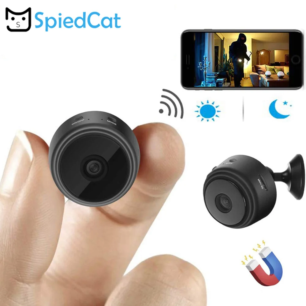 HD 1080P Мини Беспроводная Wi Fi IP P2P ИК Ночное Видение Обнаружение движения Домашний