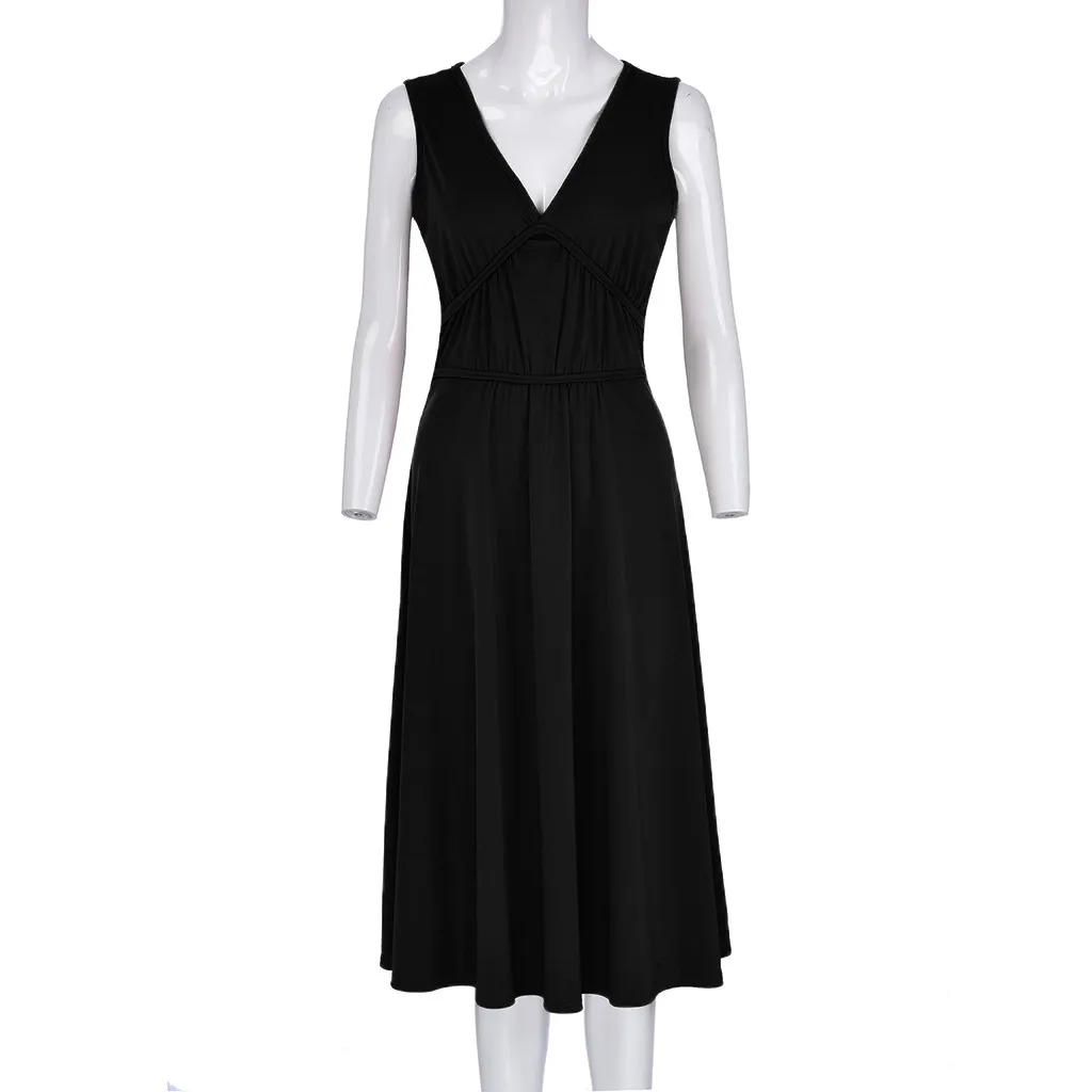 Фото Женское летнее элегантное Бандажное платье большого размера 6XL без рукавов с v