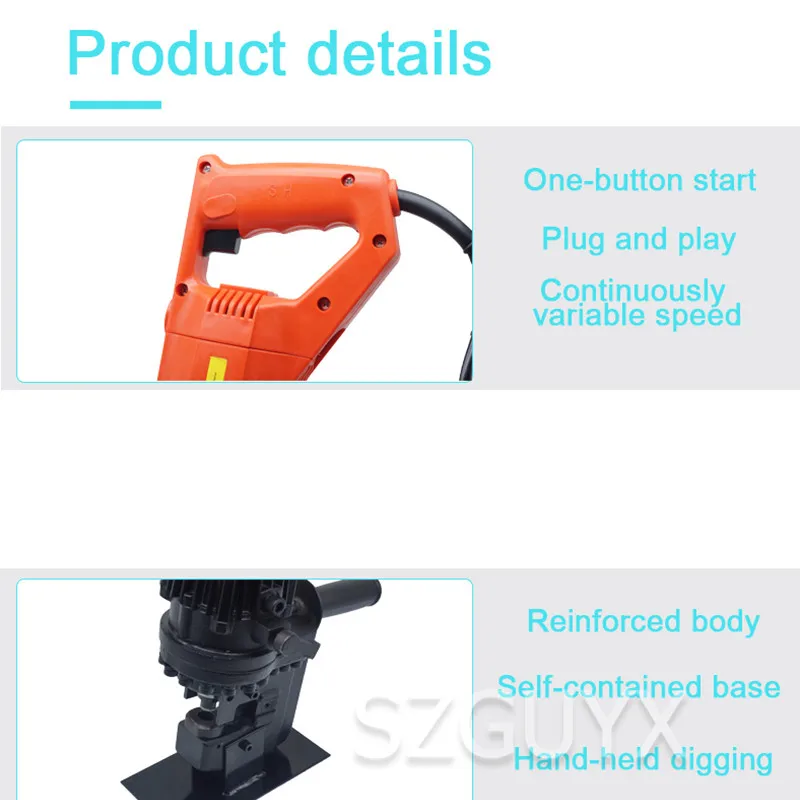 Электрическая угловая стальная штамповочная машина плоский железо медь