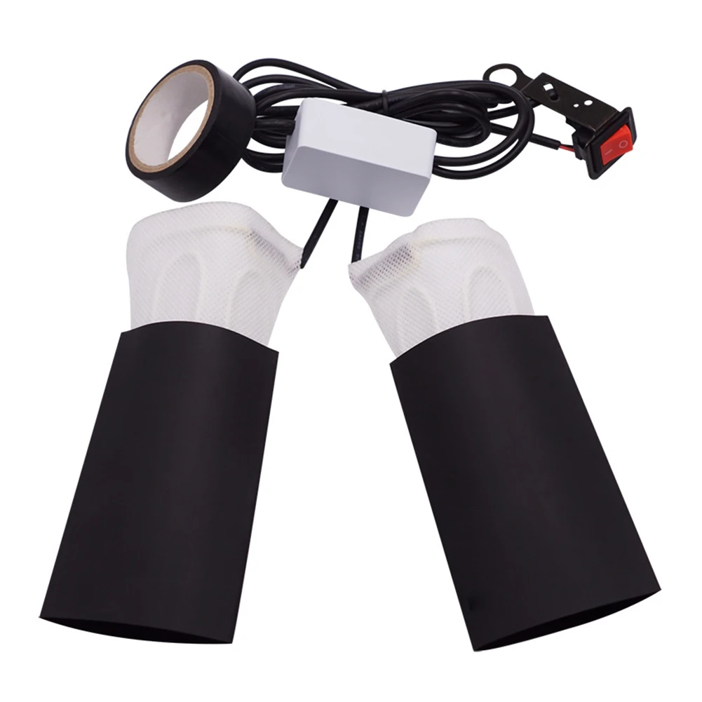 

Motorcycle Electric Heated Handlebar Grip Pad 12-100V Heating Handlebar Winter Grip Heater Warmer Scooter Motorcycle Accessories