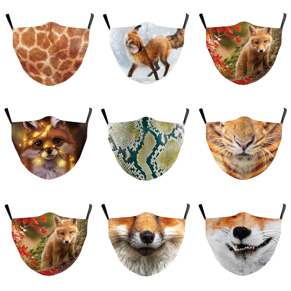 Маска велосипедная унисекс креативная дышащая маска для взрослых с 3D-принтом