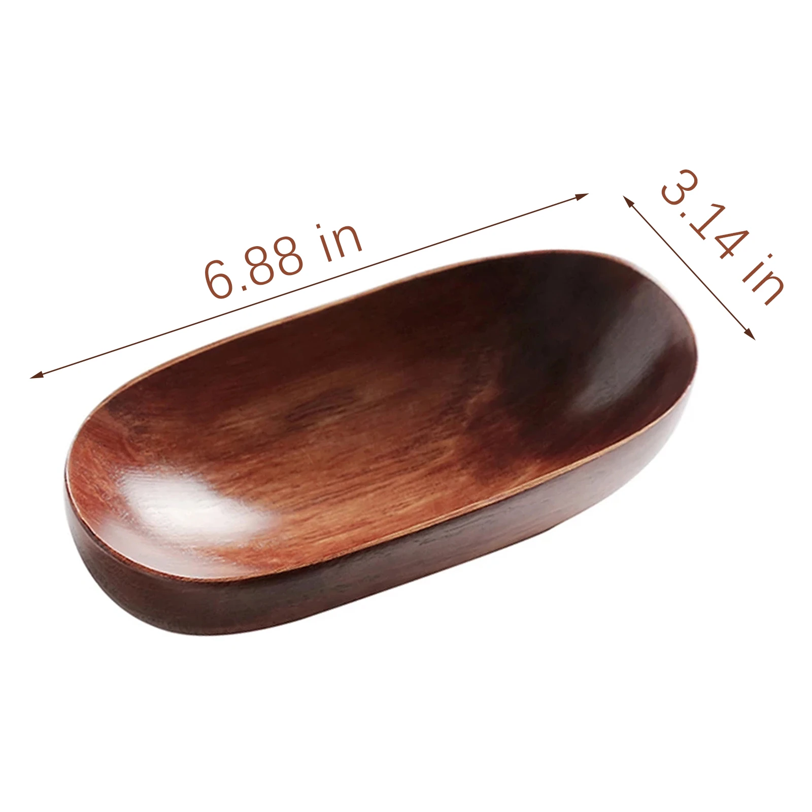 

Japanese Style Dried Fruit Dish Solid Wood Tableware Food Serving Tray Desserts Snack Dishes Household Plate Dinnerware