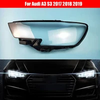 car headlight lens for audi a3 s3 2017 2018 2019 headlamp lens car replacement auto shell cover