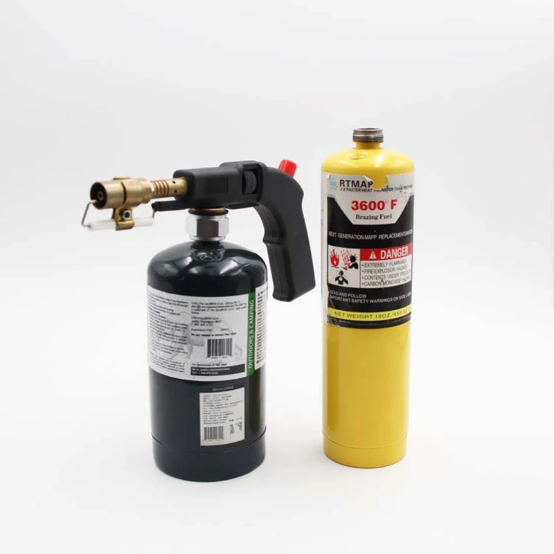 Газовая самовоспламенения Ручка Фонарь пайки припоя пропан сварки Водостоки для