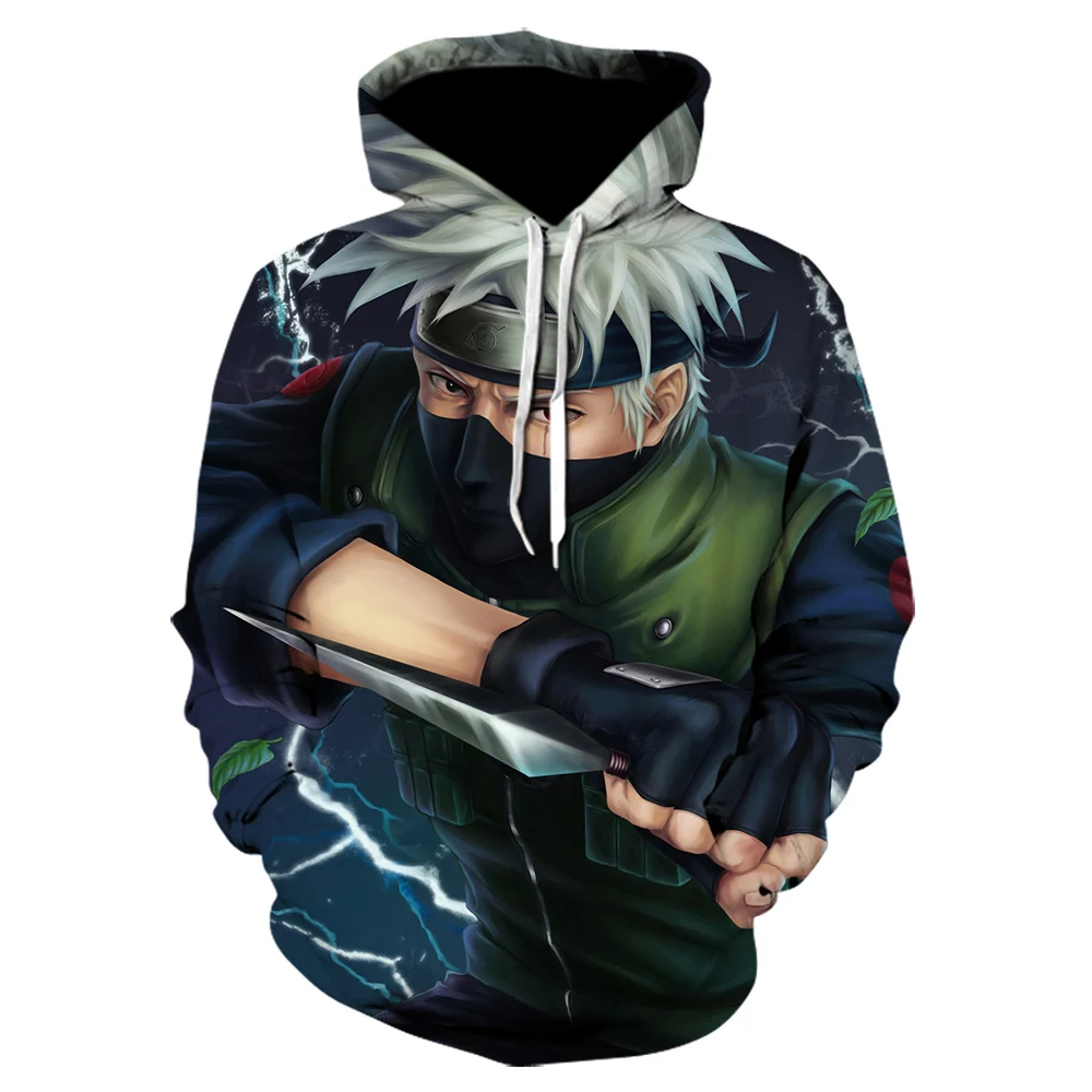Толстовка с капюшоном/Пот Harajuku Niubi Naruto милый топ унисекс уличная одежда Uchiha Sasuke