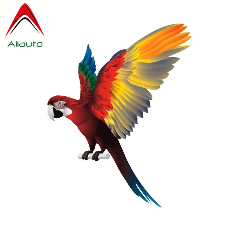 Aliauto креативная забавная Автомобильная наклейка попугай птица ПВХ
