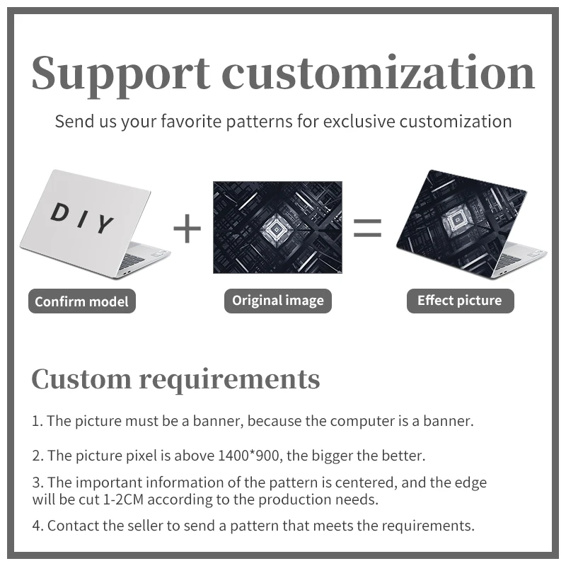 DIY темно в геометрическом стиле ноутбук кожи виниловые наклейки 11 &quot12&quot 13 &quot14&quot