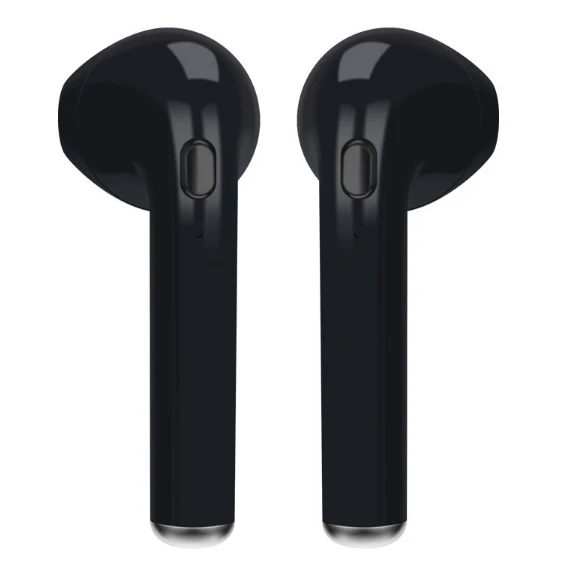 I7s СПЦ Беспроводной наушники-вкладыши Bluetooth бинауральные наушники гарнитура с загрузочной коробки микрофон все Bluetooth планшет для Iphone HUAWE - Цвет: black 2 earphones