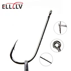 50 шт. рыболовные крючки baithoder из высокоуглеродистой стали, колючий крючок для рыбы, держатель для червя, пруда, рыбы, приманки, Размер 10 12 14 10 20 30 40 50