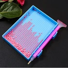 Diamond аксессуары для рисования Инструменты двойной Применение поставки Алмазная вышивка большой пластичный поднос Стразы Ёмкость пластина