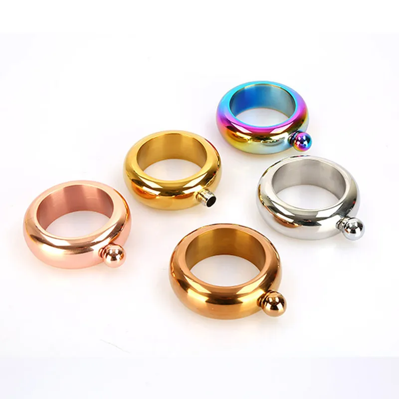 Браслет из нержавеющей стали хип-колба алкоголь виски ликер держатель посуда для