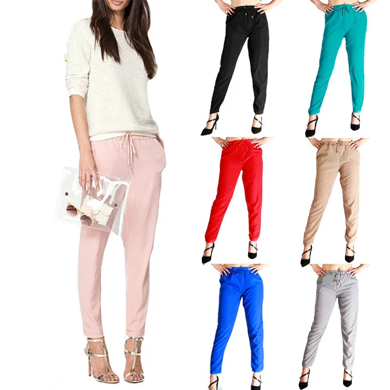 

Summer women's nine-point pants loose thin casual pants pants women