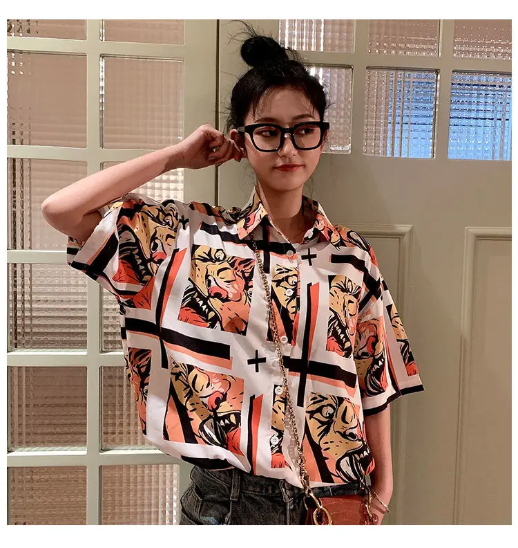 

New neutral printing tops for women blouses fashion clothes for teens undefined woman tshirts blusas largas graphic tee Ay1318