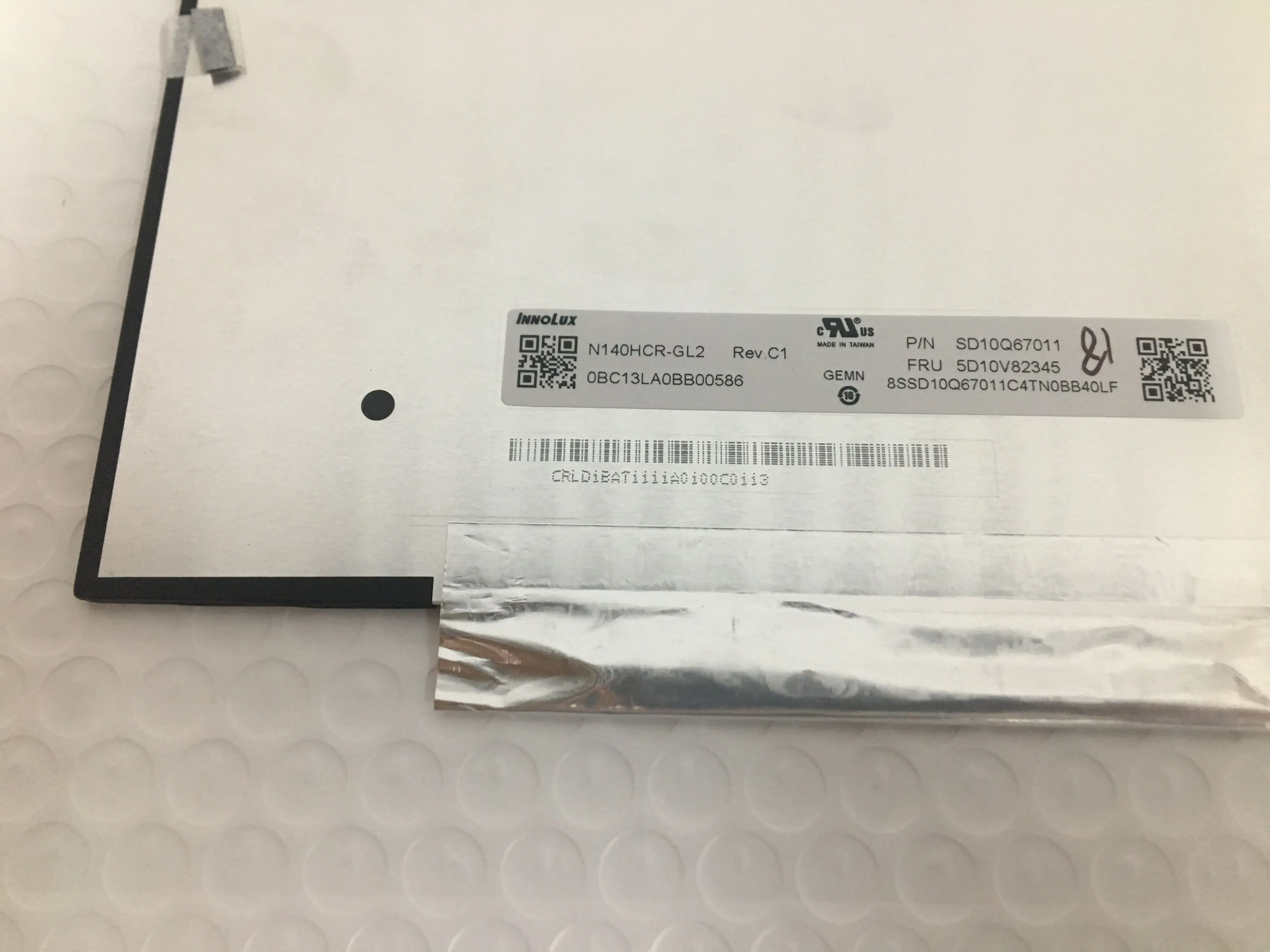 Оригинальная новая 14 0-дюймовая модель N140HCR-GL2 IPS FHD 72% NTSC eDP 40-контактная матовая