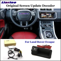 car original screen update system for land rover evoque rear reverse parking camera digital decoder display plus