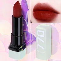 cmaadu 1 pcs sexy red matte velvet lipstick moisturizing lipstick long lasting makeup waterproof lip blam lipsticks kit tslm1