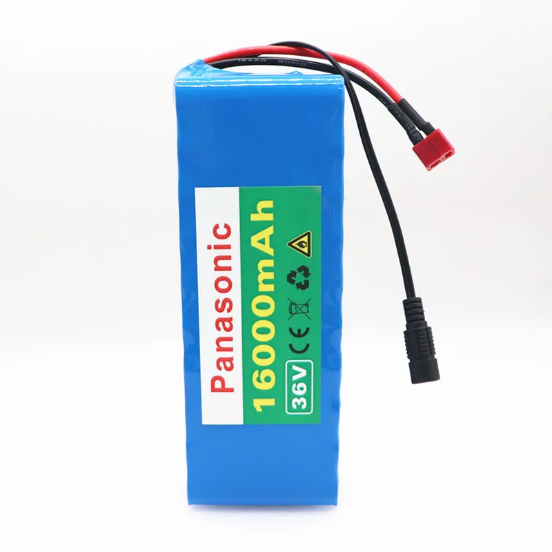 Panasonic 36V 16Ah 10S3P 18650 16000mAh аккумуляторная батарея Модифицированная батарея для электровелосипеда+ 36V 2A зарядное устройство