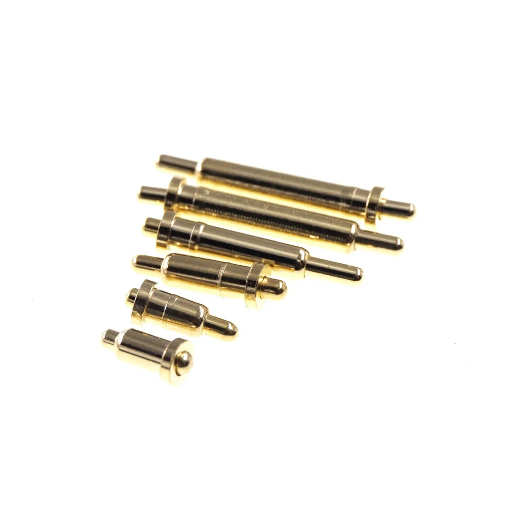 50 шт. двойной конец Весна нагрузки пружинный контакт Пружинные контакты SMT/SMD