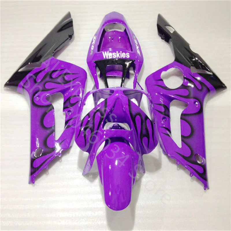 

Motorcycle Panel Fairing Bodywork Complete Fit For ZX6R 636 2003 2004 ZX-6R 6R 0304 purple black Fairing