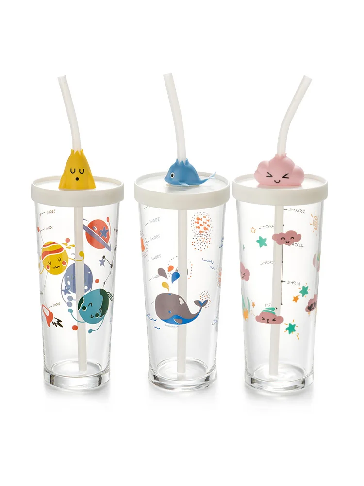 Стеклянная бутылка для молока хрустального сока виски детский питьевой молочный