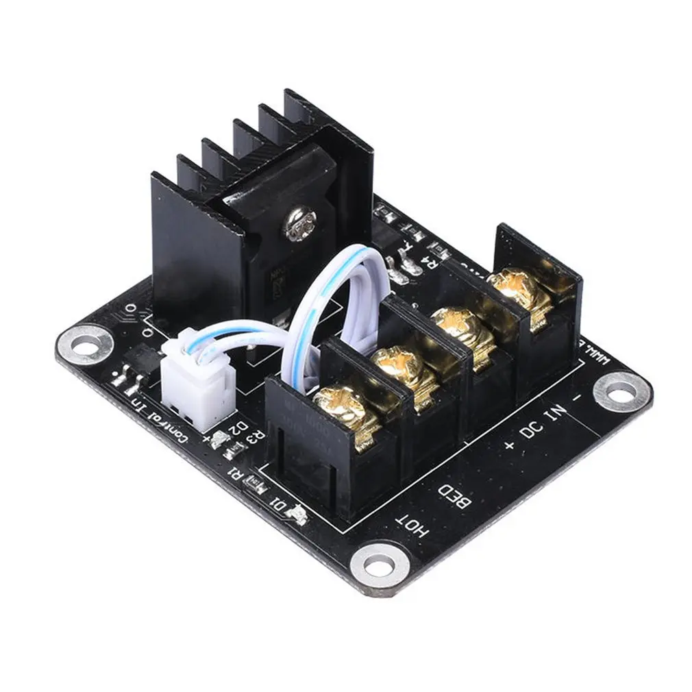 2pin 3D Горячая кровать принтер модуль питания/фокус MOSFET Модуль расширения свинца с