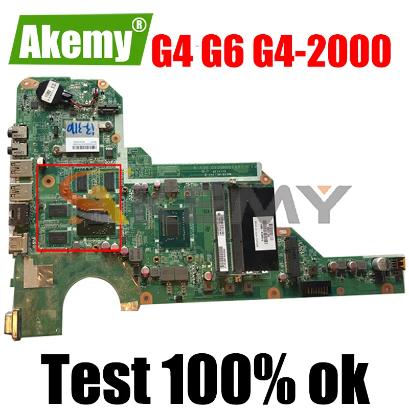 Akemy  710874-001 710874-501 HP Pavilion G4 G6 G4-2000 G6-2000 DAR33HMB6A0        Ok  