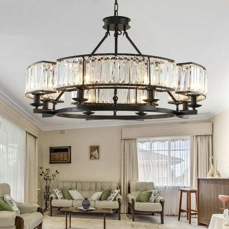 Винтаж Лофт Стиль с украшением в виде кристаллов освещение крепление бронзовая