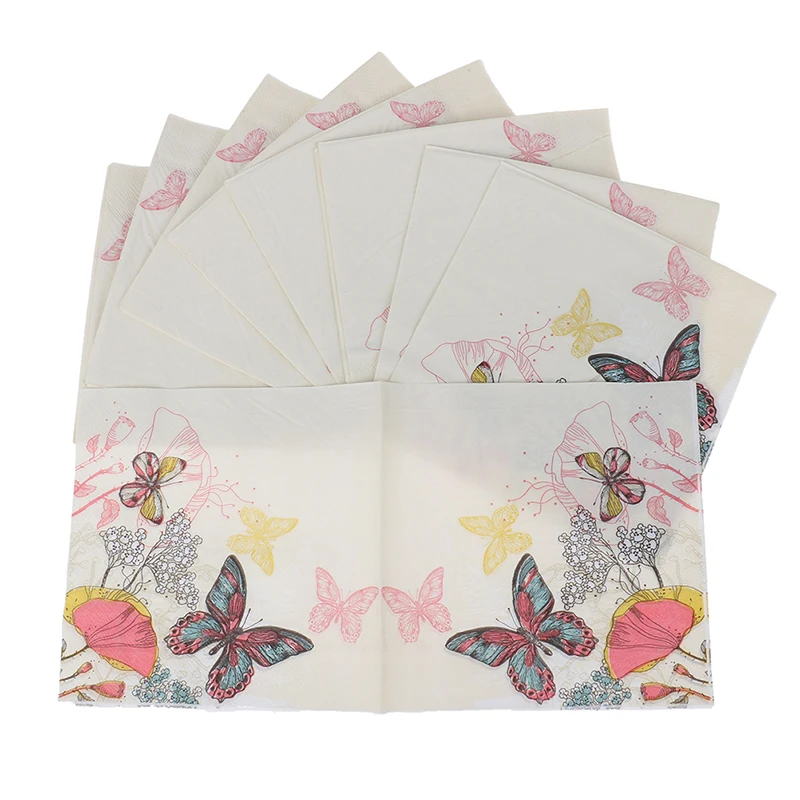 20 шт. бумажные салфетки в виде цветов | Дом и сад