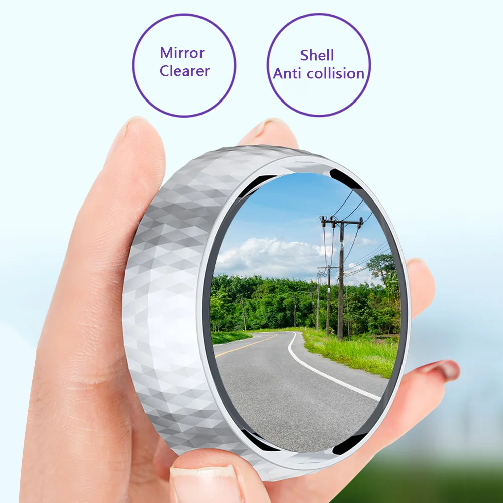 

2x Blind Spot Mirror 2 inch Round Glass Convex AF Coating Rear View Mirror