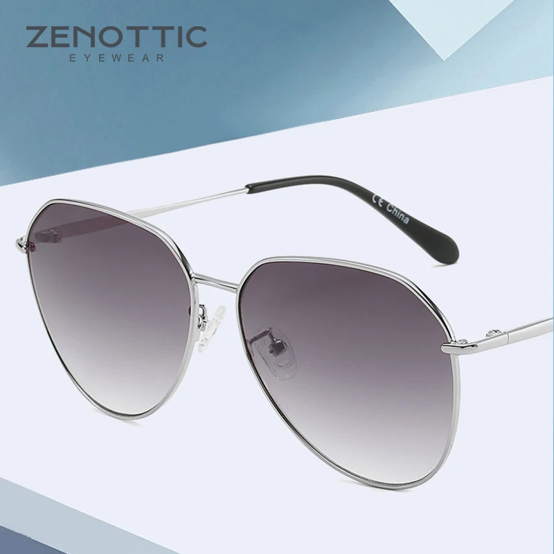 Солнцезащитные очки ZENOTTIC Pilot поляризационные для женщин и мужчин алюминиевые
