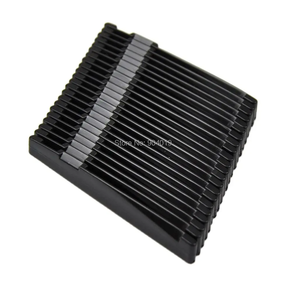 

50pcs Universal Acoustic Guitar Bridge Lower Nut Saddles Plastic Black