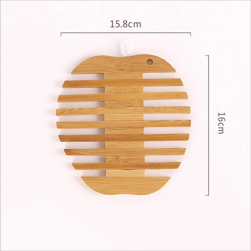 Стойка для подноса Съемный Деревянный Настольный коврик кухонный горшок с