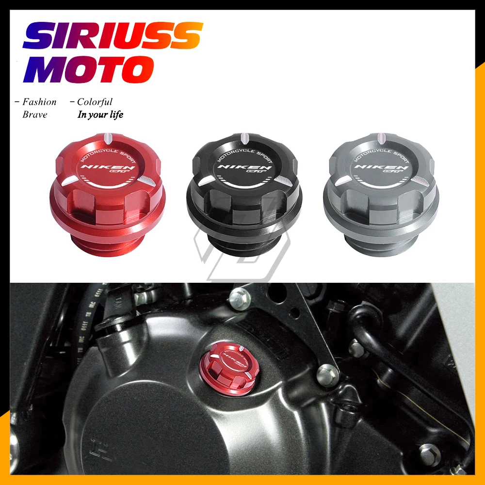 

Motorcycle Oil Cap Screw Sump Nut Bolt Case for Yamaha Niken 2018-2021