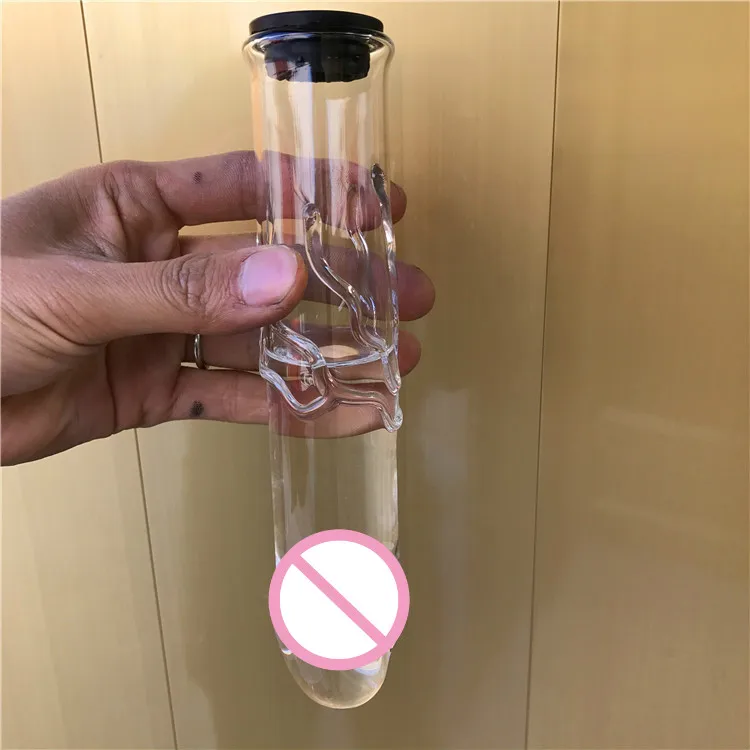 Фаллоимитатор анальная пробка из пирекса с ледяной водой Анальная искусственный