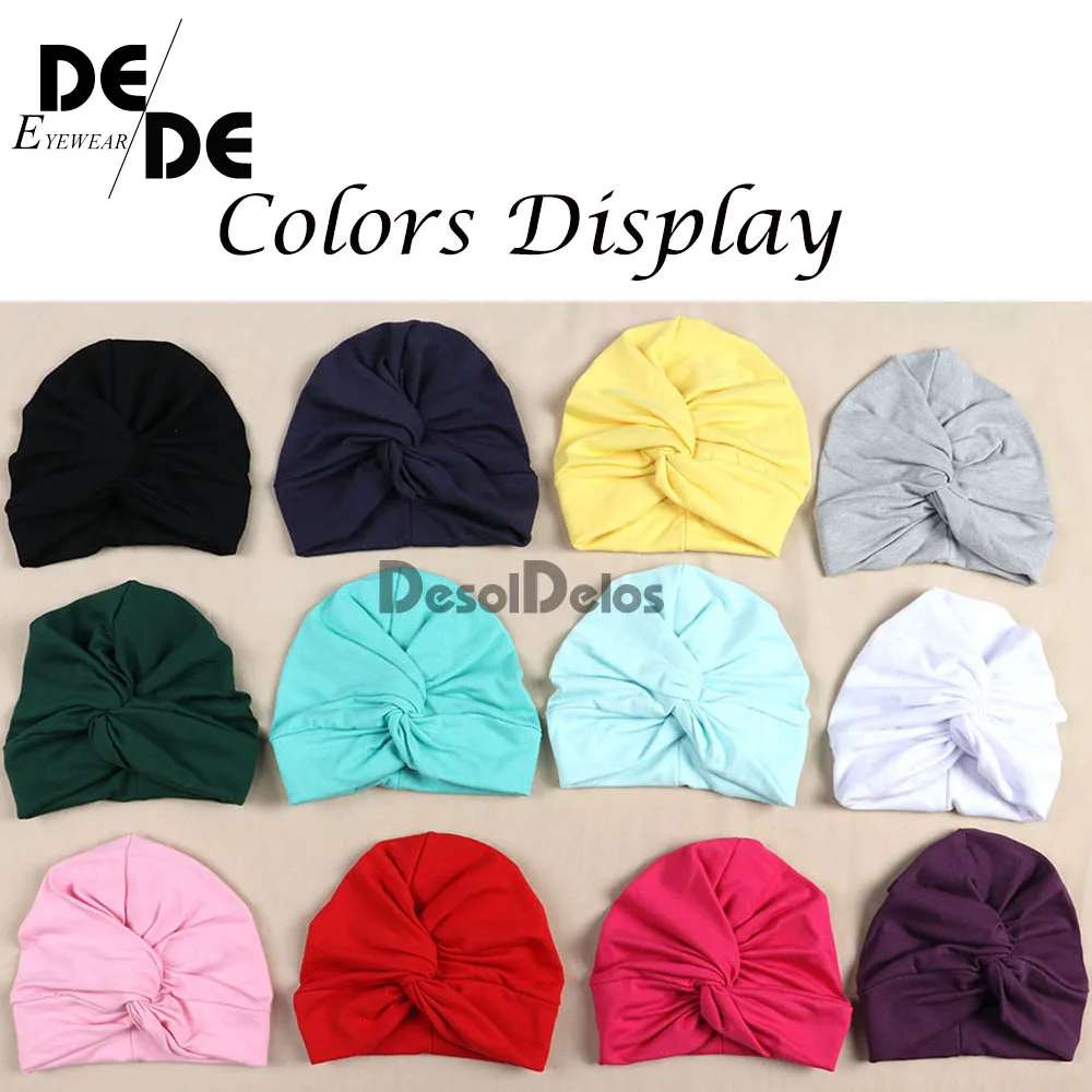 Модная детская шапка цельный тюрбан головной платок для девочки шапочка девочек