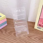 Креативная акриловая доска для заметок, портативная мини-доска для записей, прозрачный пластиковый держатель, канцелярские принадлежности