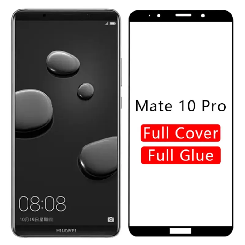 

Защитное стекло 9D для Huawei Mate 10Pro 10 lite mate 30, защитная пленка для экрана Huawei Mate 10, 20, легкая пленка из закаленного стекла