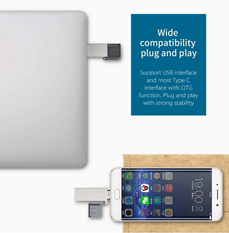 Кардридер Ginsley USB 3,0 SD/Micro SD TF OTG Смарт-карта памяти адаптер для ноутбука USB 3,0 Тип C кардридер SD кардридер