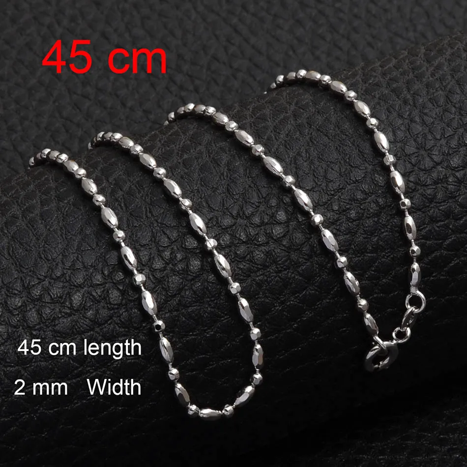 Anniyo Gold Chain Necklaces for Women Girls,Gold Color/Silver Color Thin Chains Jewelry Gifts - Окраска металла: L004 silver Color