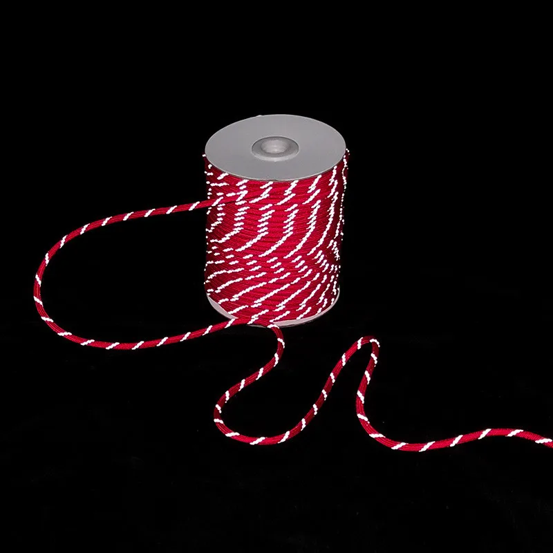 

Bold camp nylon tent canopy reflective wind rope clothes binding rope 4mm multifunctional tent wind rope 2021new style Fashion