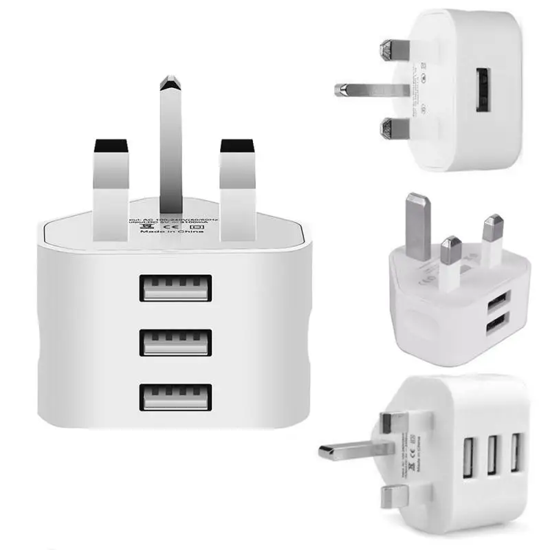 Штепсельная Вилка британского стандарта aвтомобильное зарядное устройство с